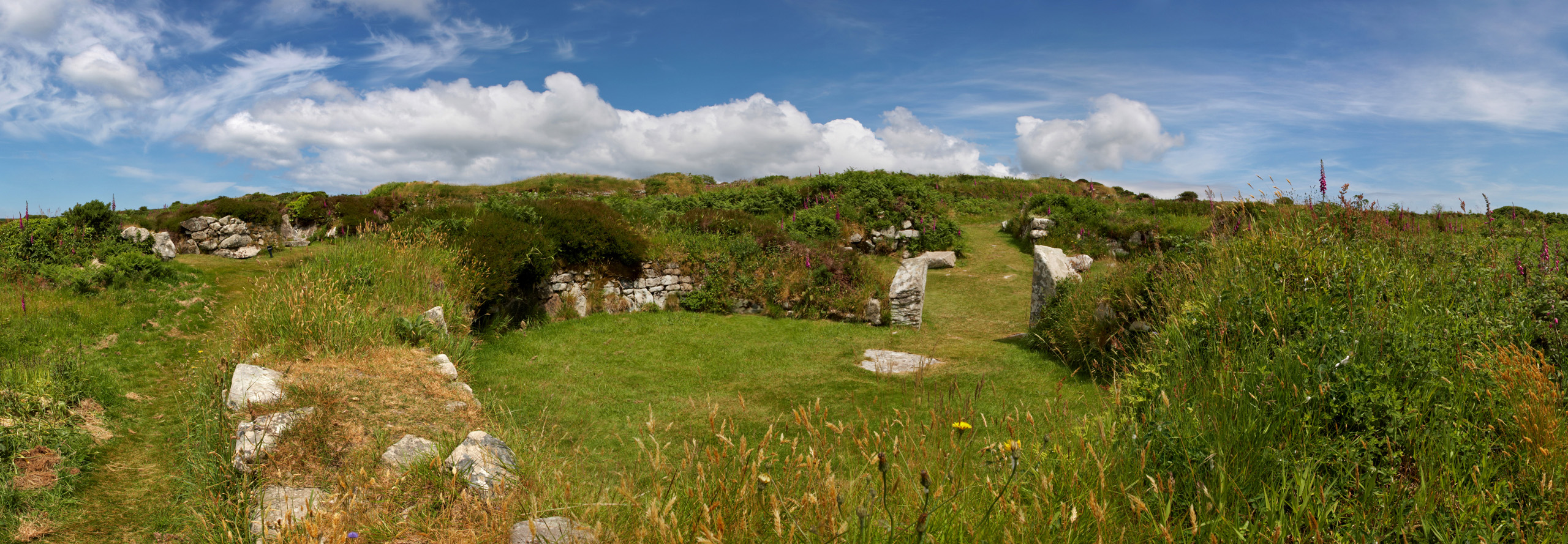 Chysauster Ancient Village, Penwith, Cornwall