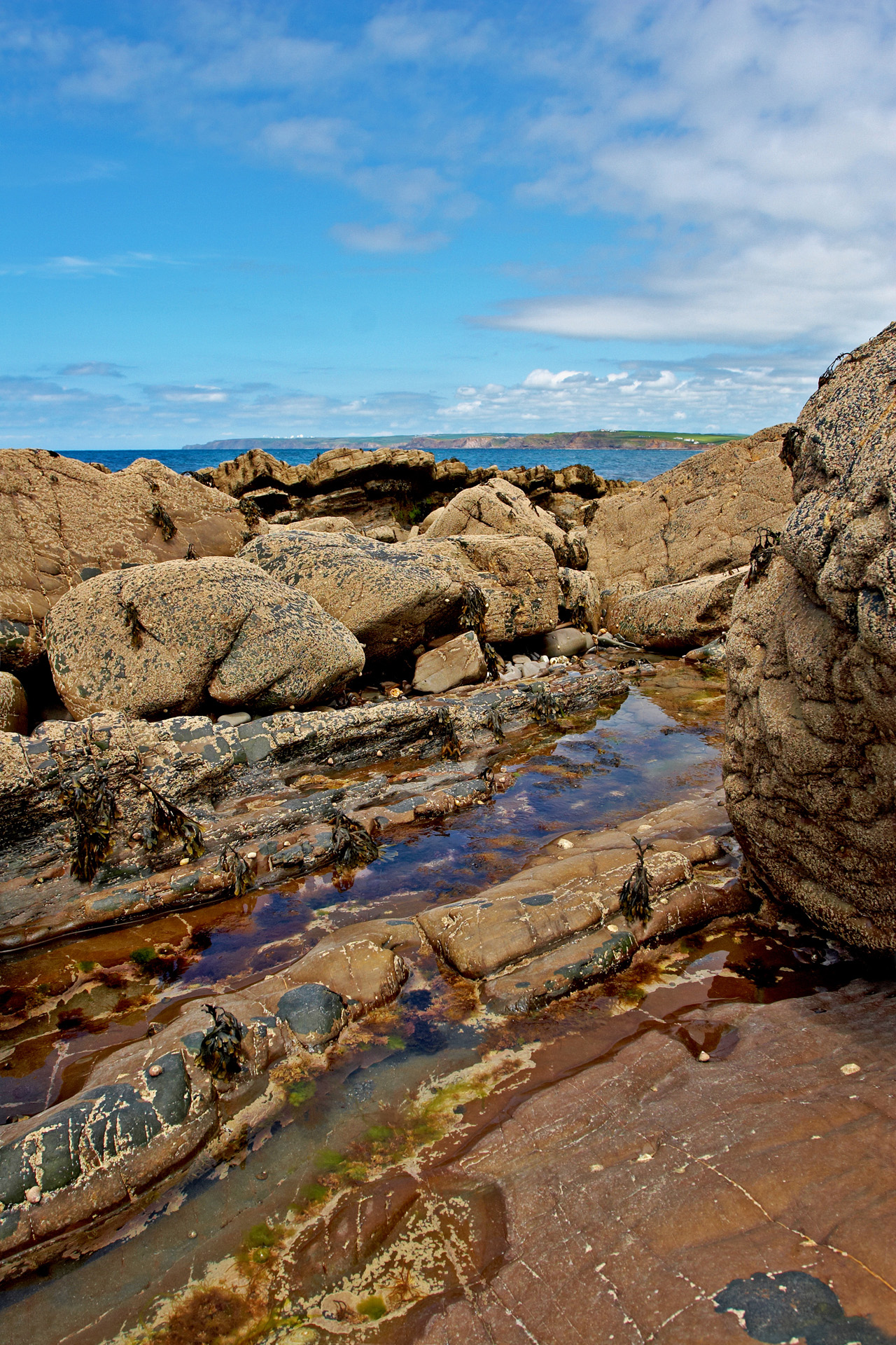 Millook Haven Beach Rocks
