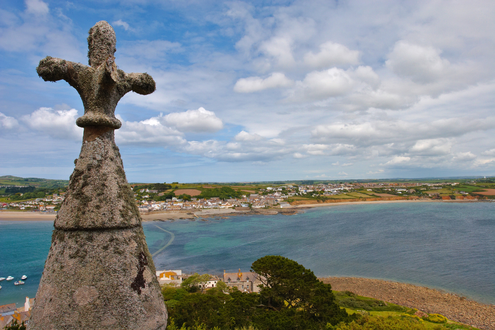 Marazion and Causeway from St Michael's Mount