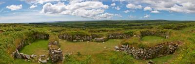 Chysauster Ancient Village, Penwith, Cornwall
