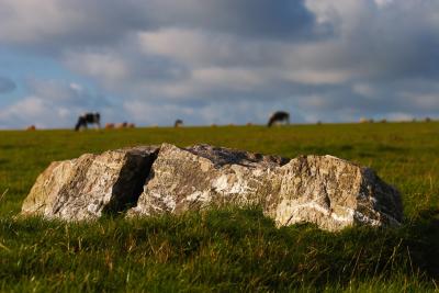 The Fallen Maiden, one of the Nine Maidens stone row, St Breock