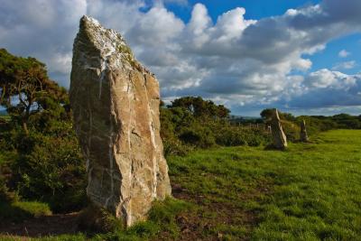 A Row Of Maidens, the Nine Maidens on St Breock Downs