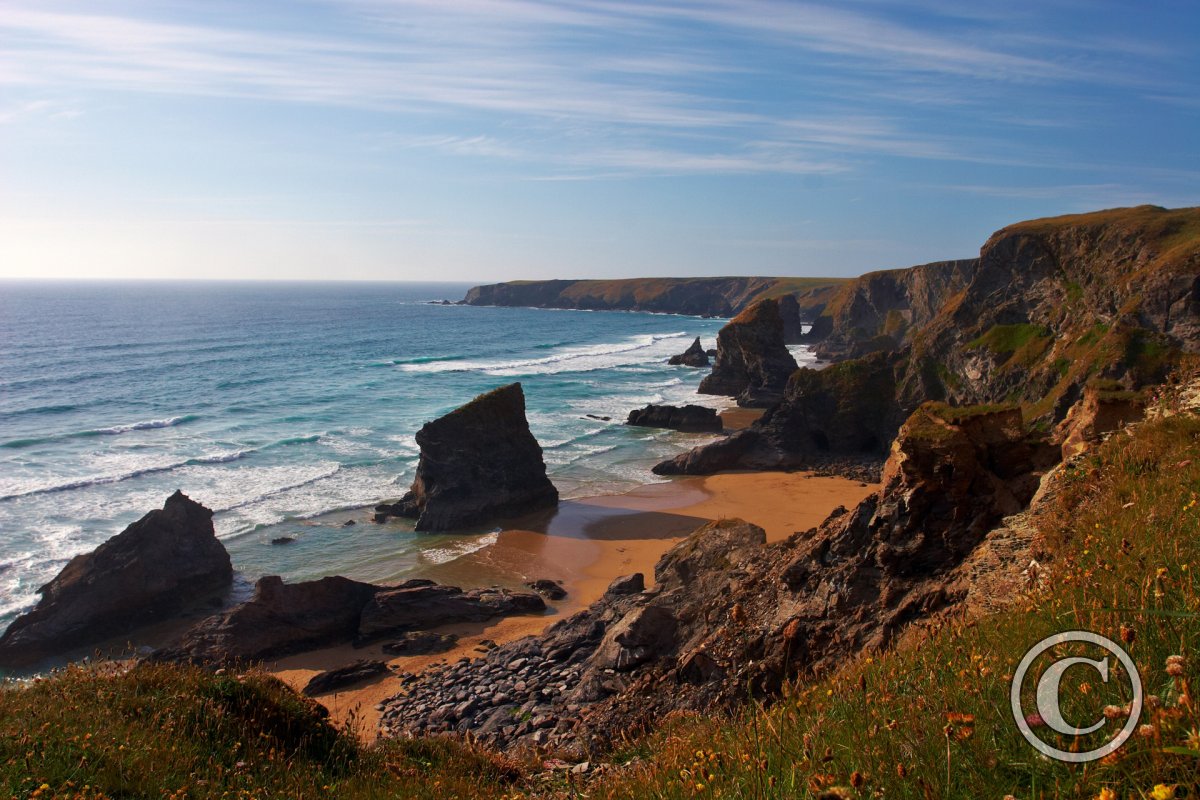 Bedruthan Steps At Sunset | Bedruthan Steps | Cornwall | Photography By ...