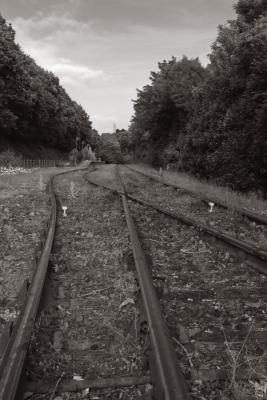 Train tracks at Boscarne Junction station