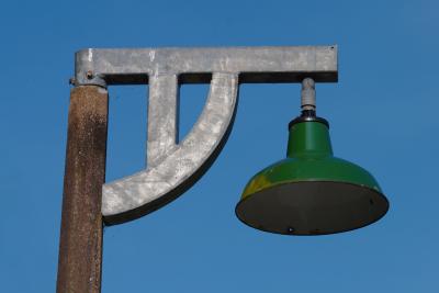 Boscarne Junction railway station lamp