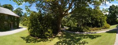 Lanhydrock Higher Garden Panorama