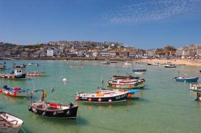 St Ives From The Harbour Wall