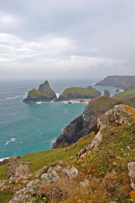 Kynance Cove, Lizard Peninsula, from the cliffs