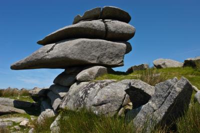 Tor at Cheesewring Quarry, Bodmin Moor, Cornwall