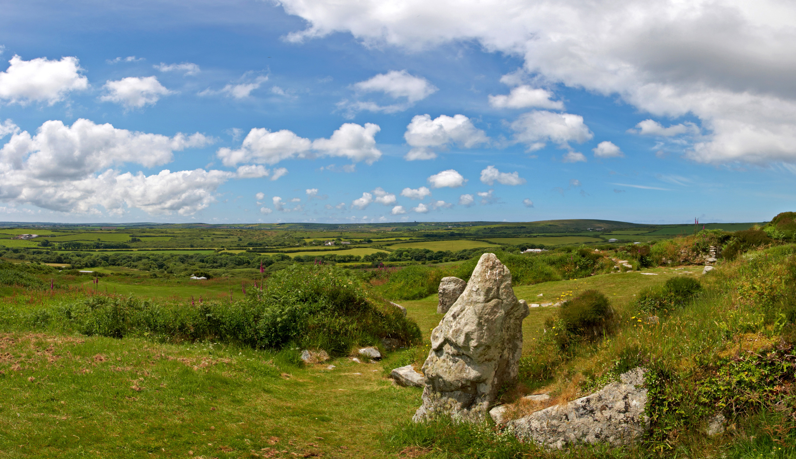 Chysauster Celtic Village, Penwith, Cornwall