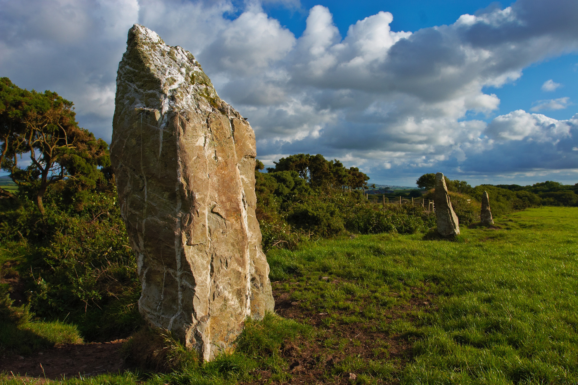 A Row Of Maidens, the Nine Maidens on St Breock Downs