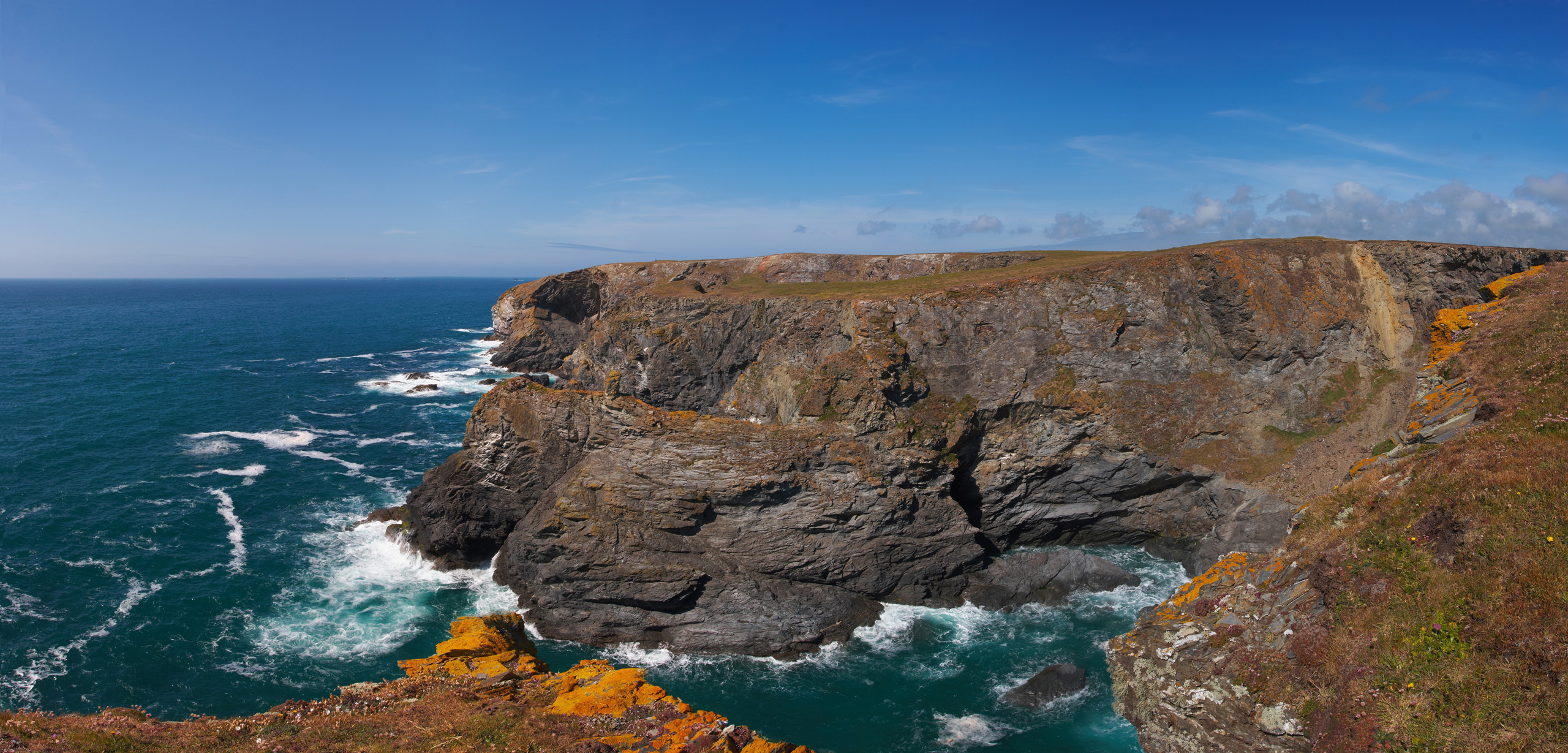 High Cove From Park Head, Near Bedruthan Steps