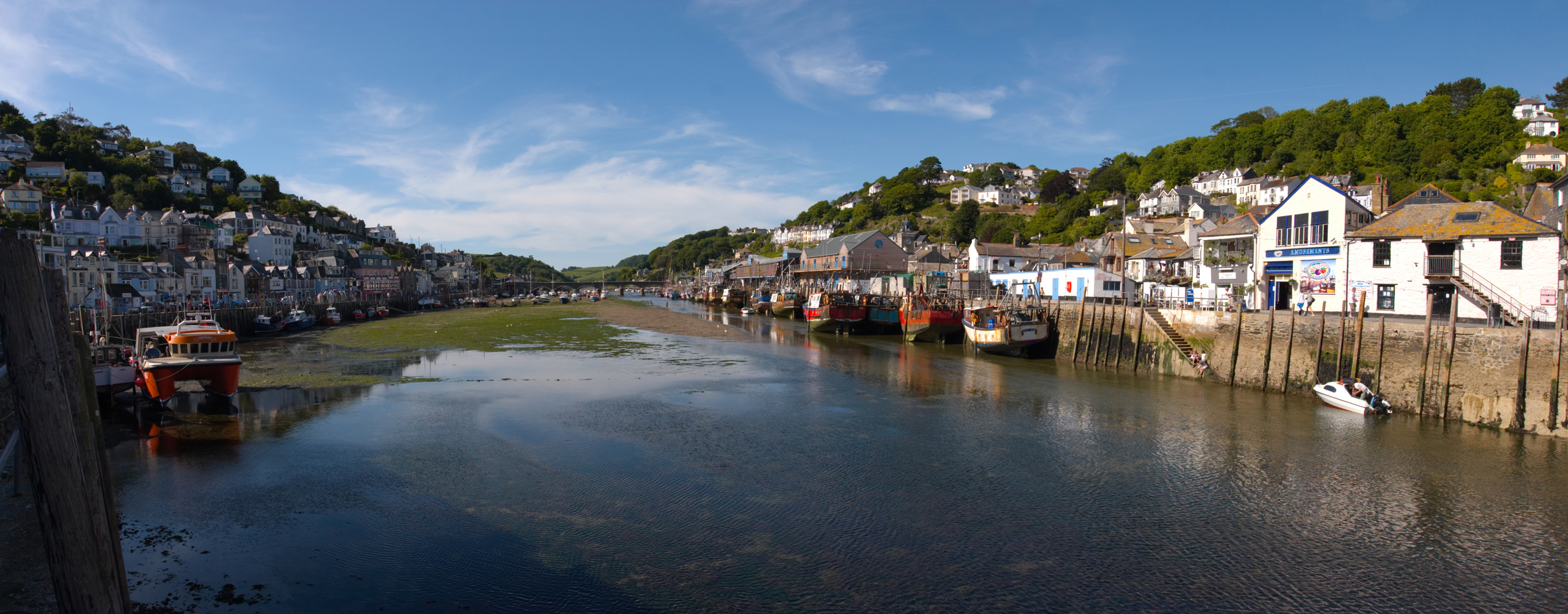 Looe River Panorama