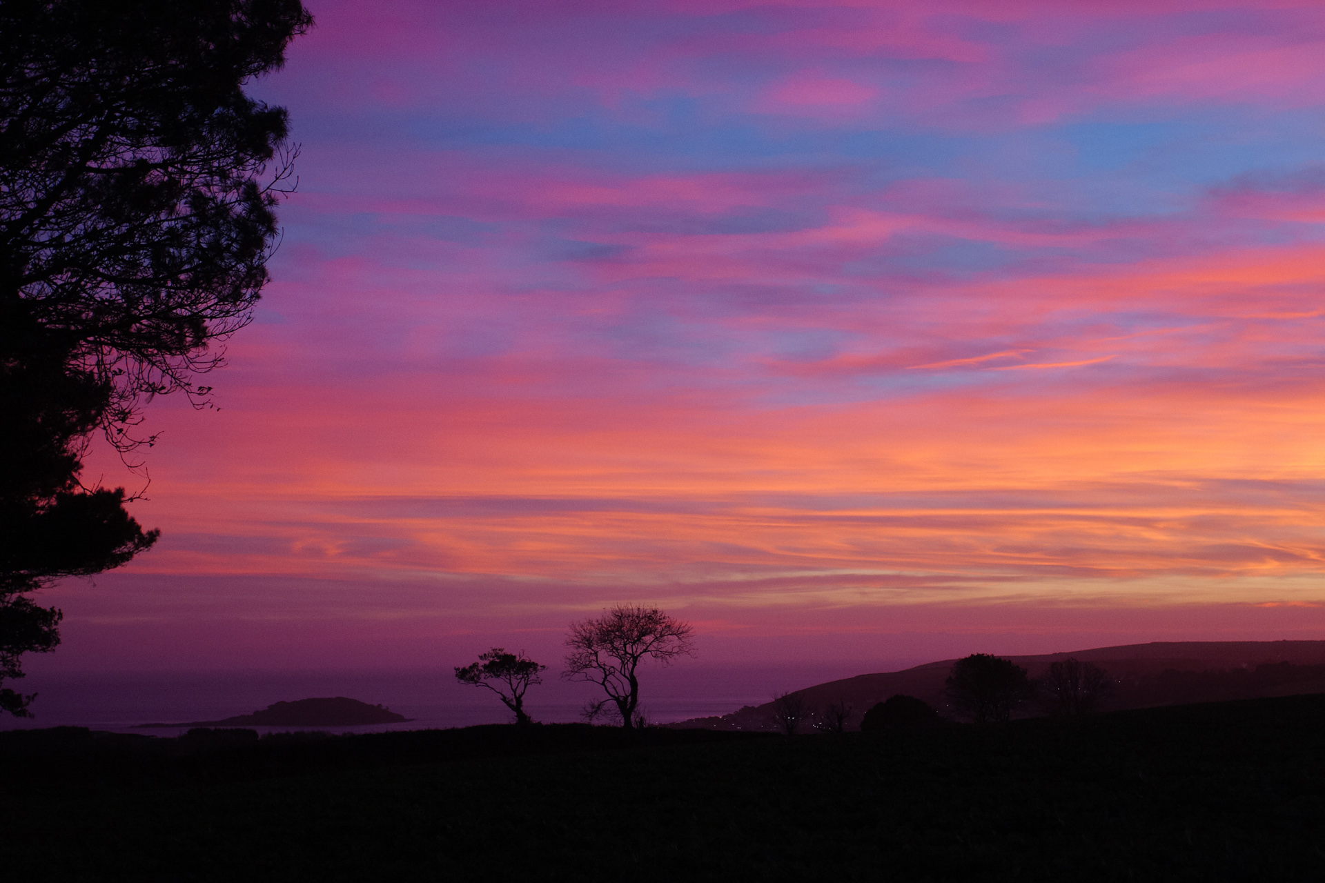 Looe Sunset From Bucklawren