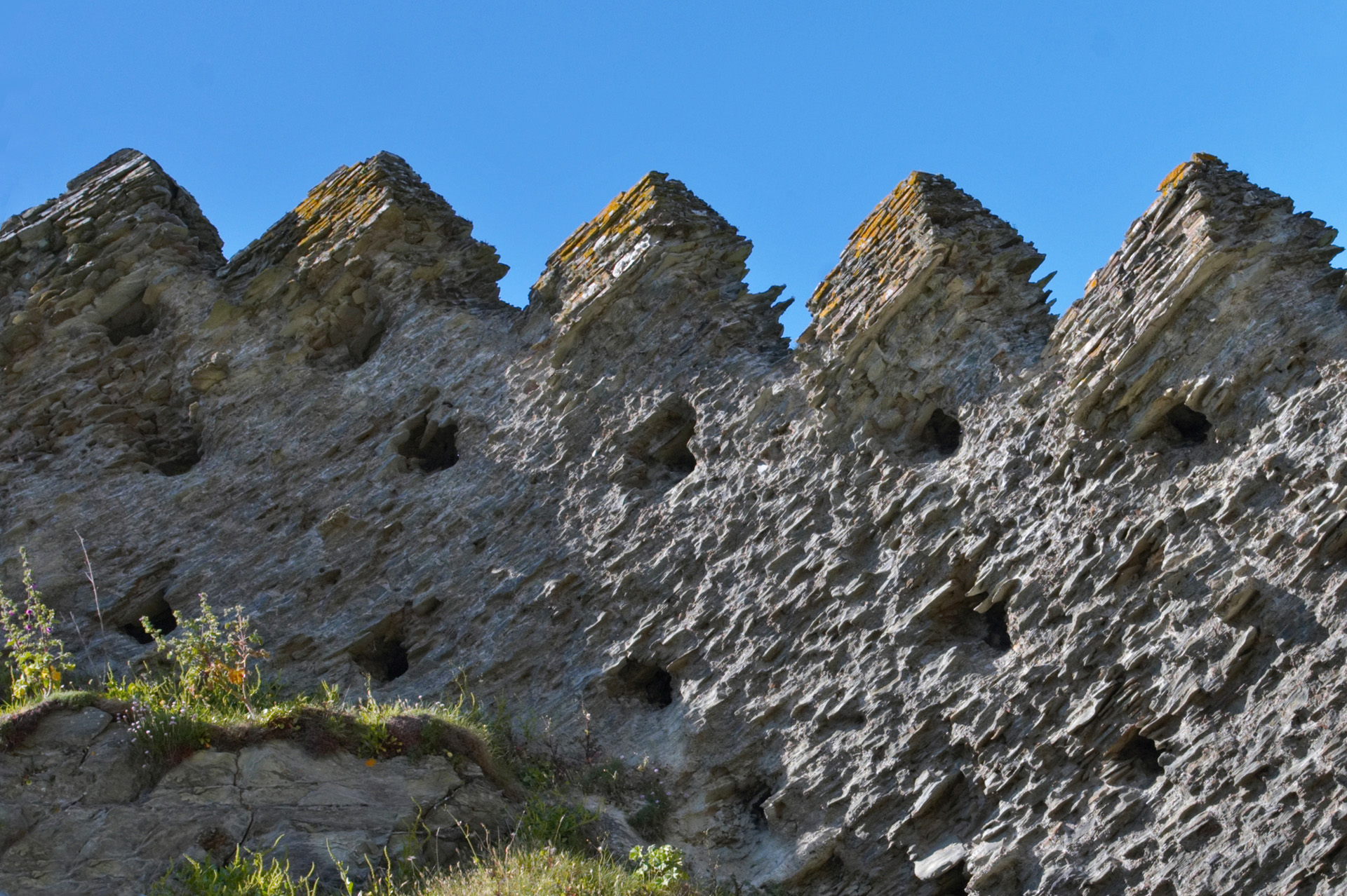 Tintagel Castle Walls, Cornwall