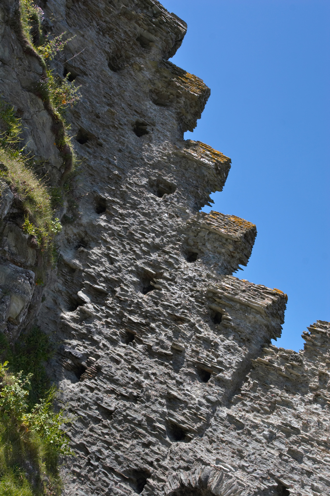 Tintagel Castle Walls, Cornwall