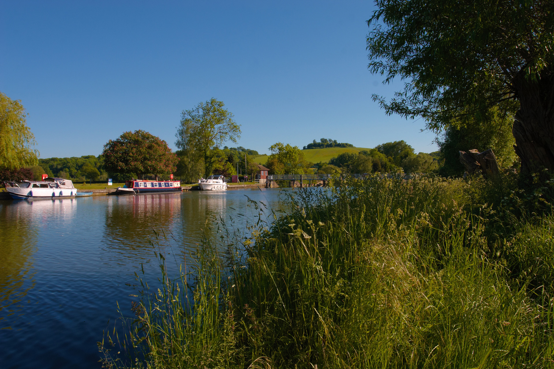 River Thames and Wittenham Clumps