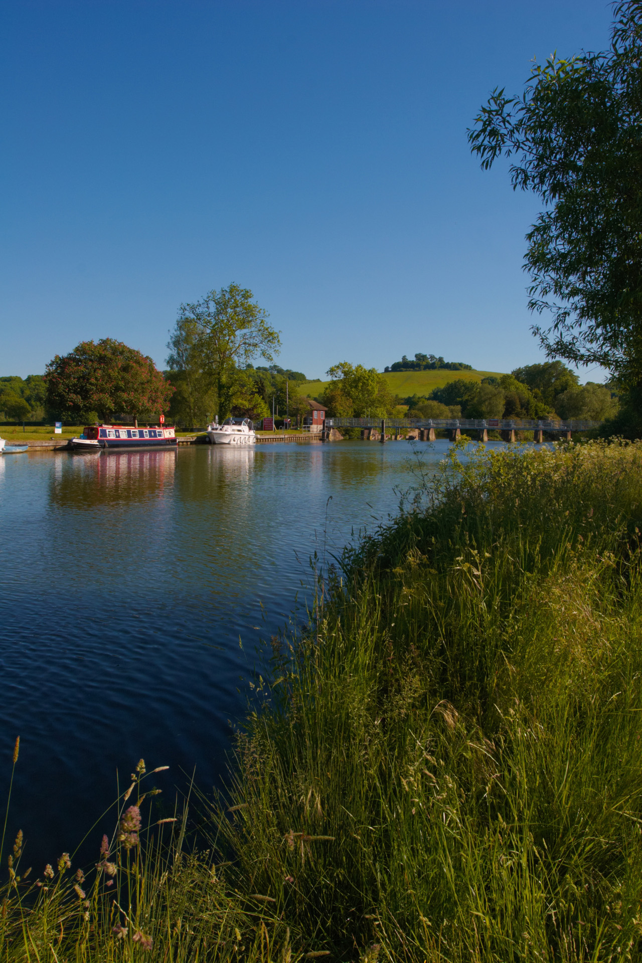 River Thames and Wittenham Clumps