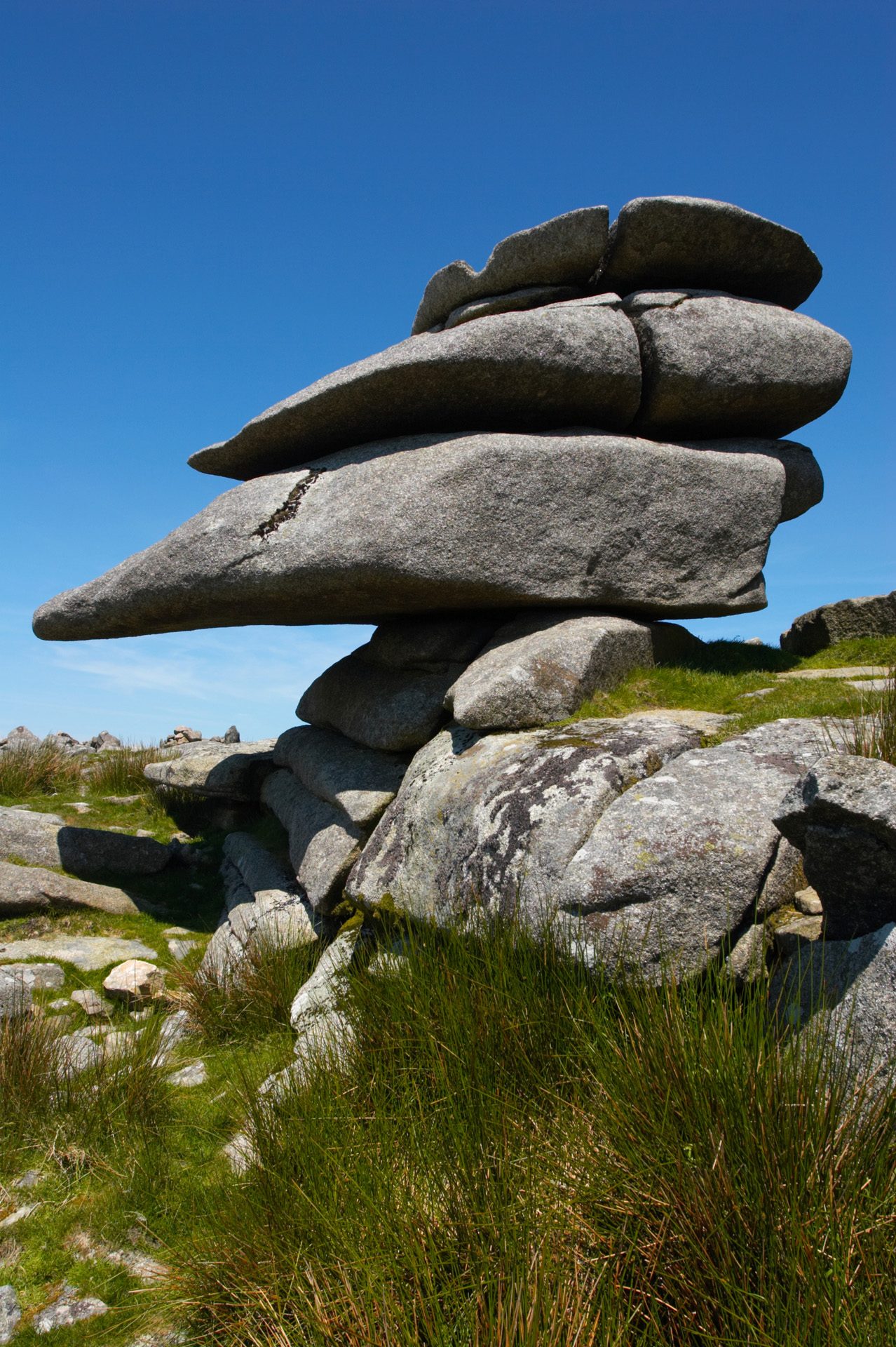 Tor at Cheesewring Quarry, Bodmin Moor, Cornwall