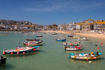 St Ives From The Harbour Wall