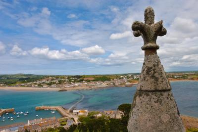 Marazion and Causeway from St Michael's Mount