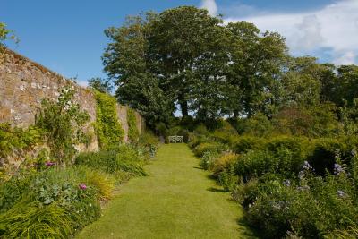 The gardens at Trerice House, Cornwall