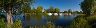 River Thames and Wittenham Clumps Panorama